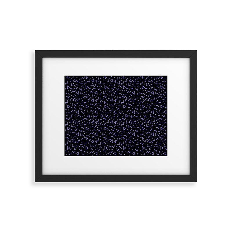 Memphis Pattern 15 - 80s Retro Framed Art Print Gallery Image 5