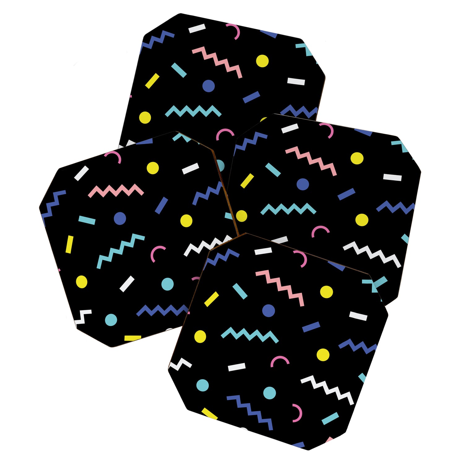 Memphis Pattern 19 - Party / 80s Retro Coaster Gallery Image 1