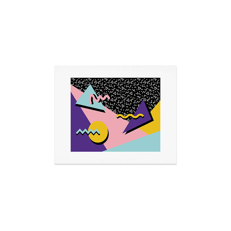 Memphis Pattern 23 - 80s Retro - Pastel Colors Art Print Gallery Image 1