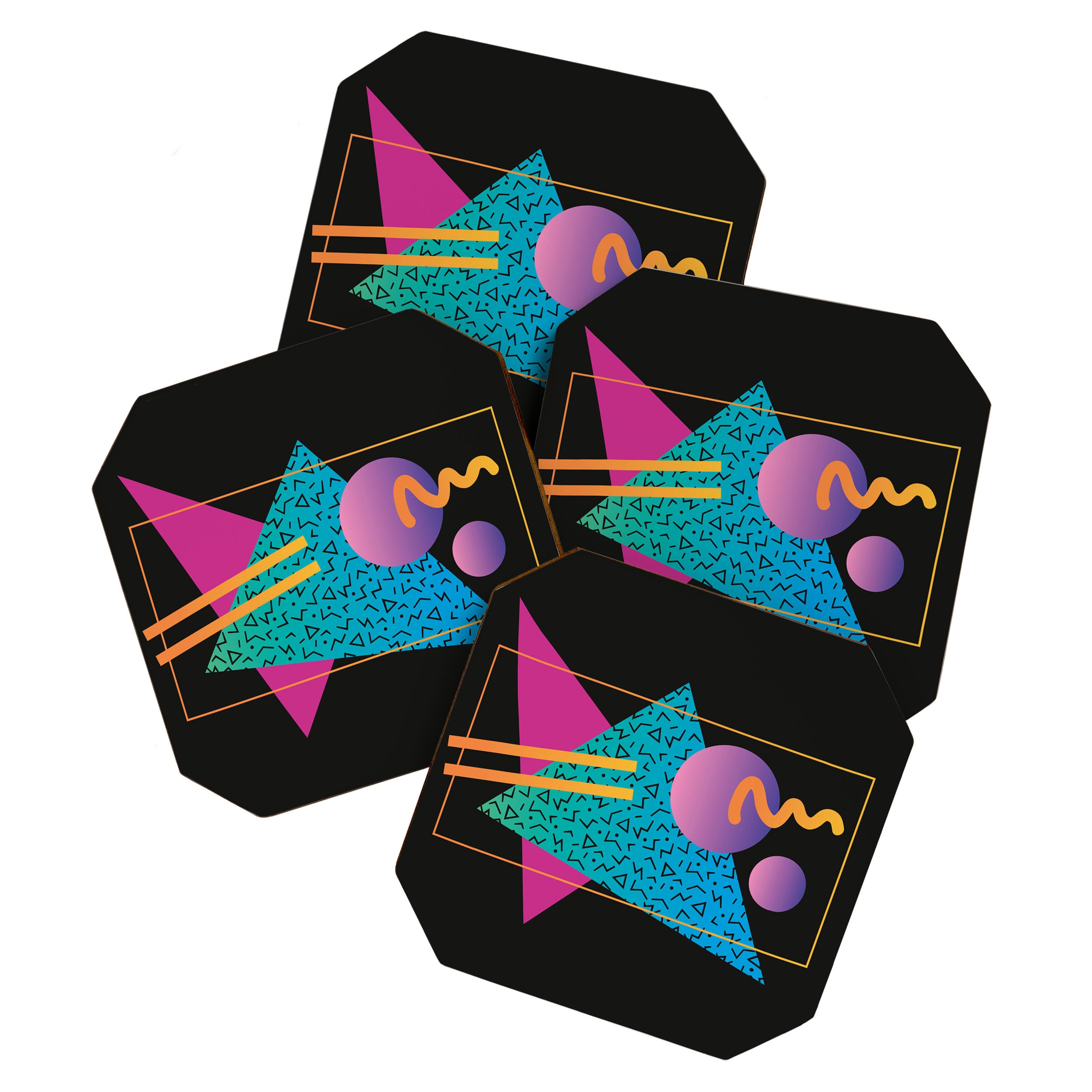 Memphis Pattern 24 - 80s / 90s Retro Coaster Gallery Image 1