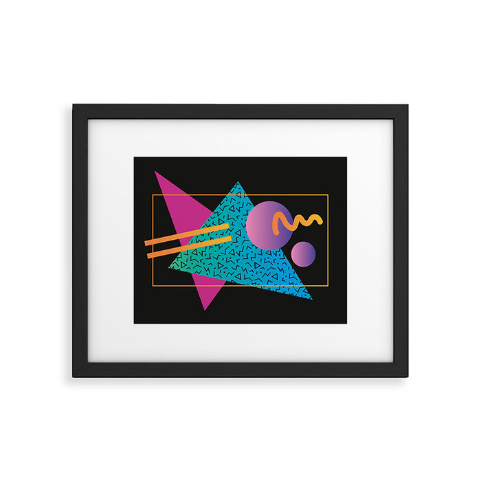 Memphis Pattern 24 - 80s / 90s Retro Framed Art Print Gallery Image 1