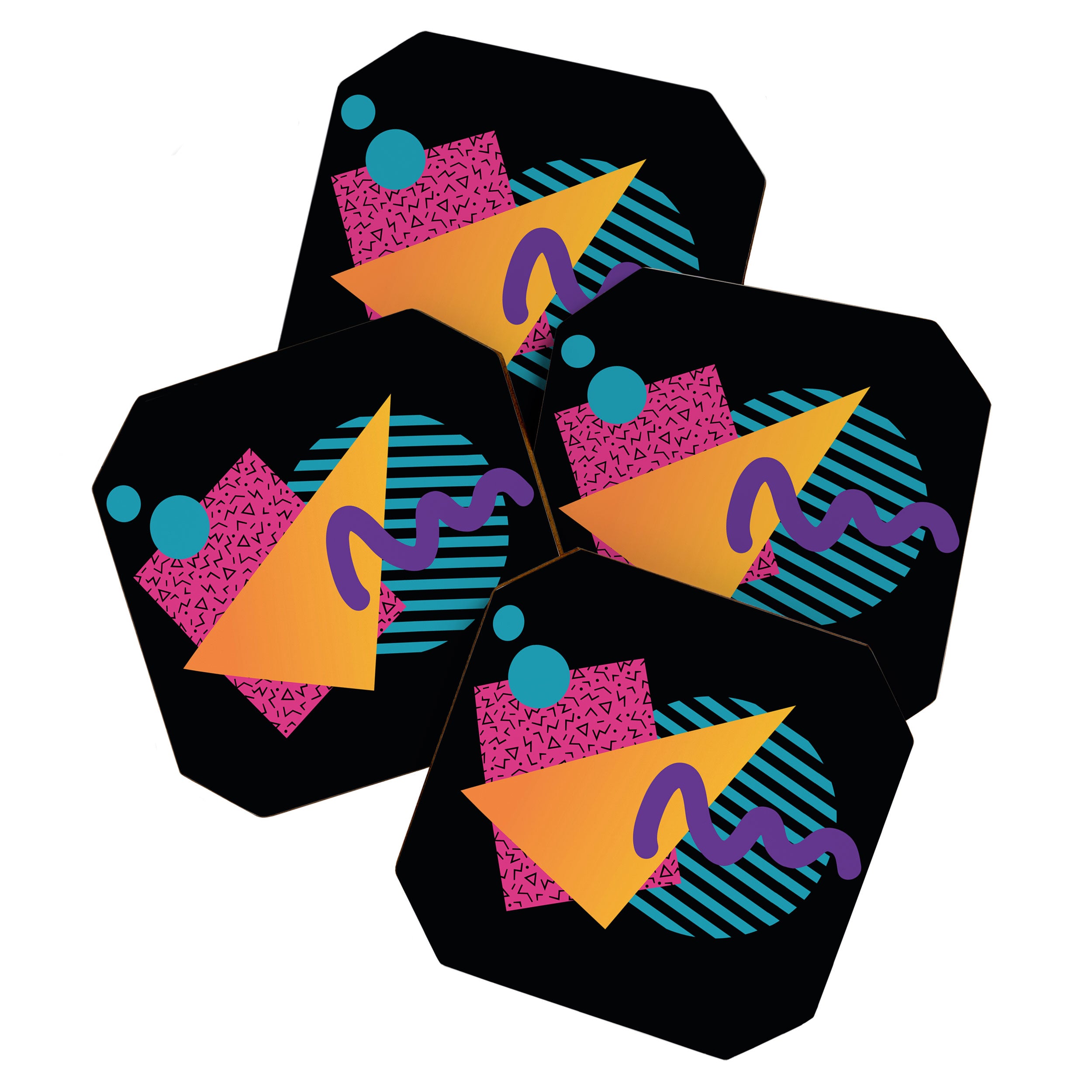 Memphis Pattern 29 / 80s - 90s Retro Coaster Gallery Image 1