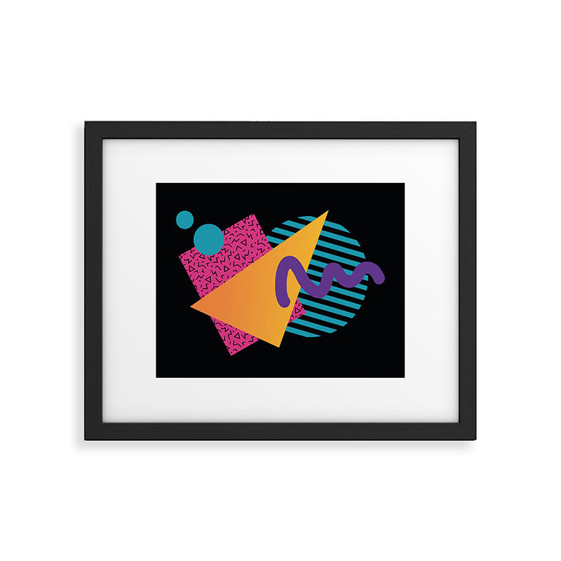 Memphis Pattern 29 / 80s - 90s Retro Framed Art Print Gallery Image 5