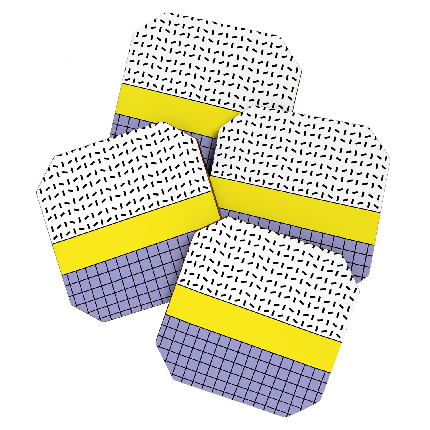 Memphis Pattern 30 / 80s - 90s Retro Coaster Gallery Image 1