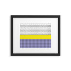 Memphis Pattern 30 / 80s - 90s Retro Framed Art Print Gallery Image 5