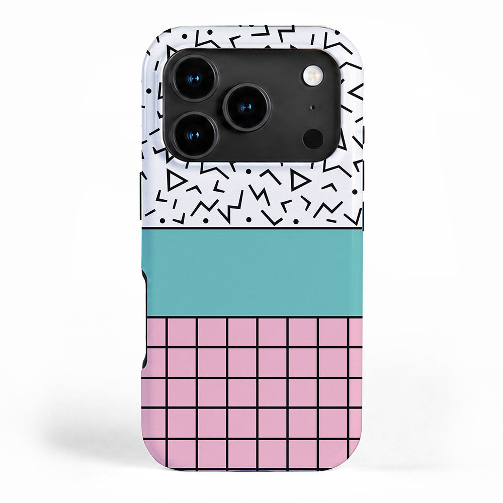 Memphis Pattern 33 / 80s - 90s Retro iPhone Case Gallery Image 1
