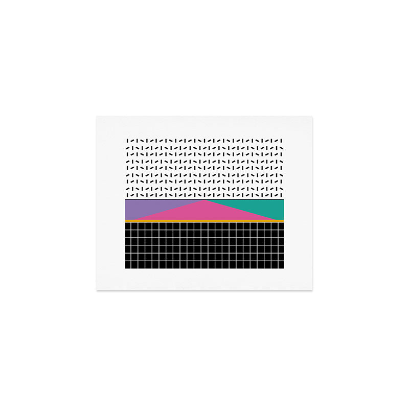 Memphis Pattern 34 / 80s - 90s Retro Art Print Gallery Image 1