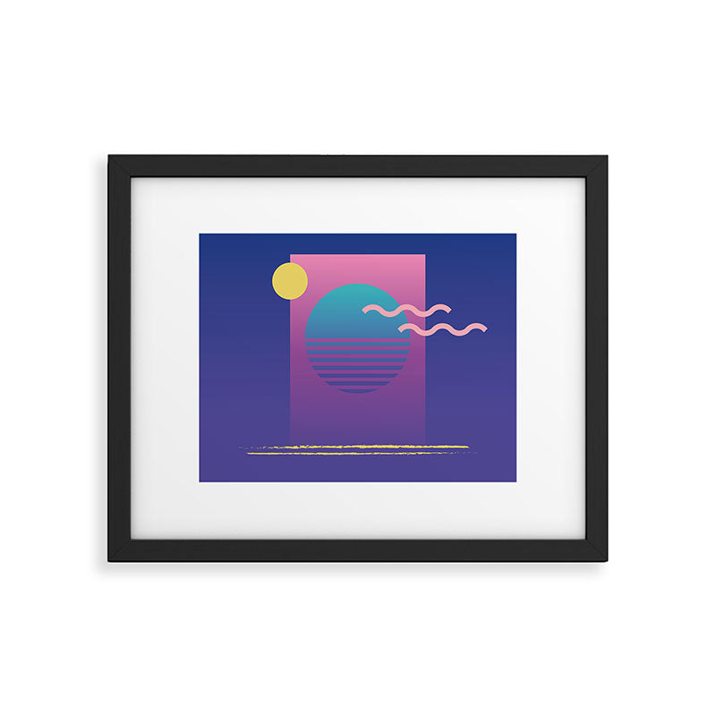 Memphis Pattern 36 / 80s - 90s Retro Framed Art Print Gallery Image 5