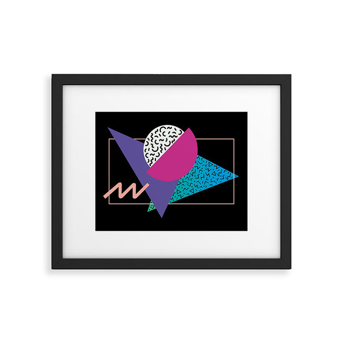 Memphis pattern 39 - 80s / 90s Retro Framed Art Print Gallery Image 1