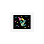 Memphis pattern 42 - 80s / 90s Retro / palm tree / summer Art Print Gallery Image 1