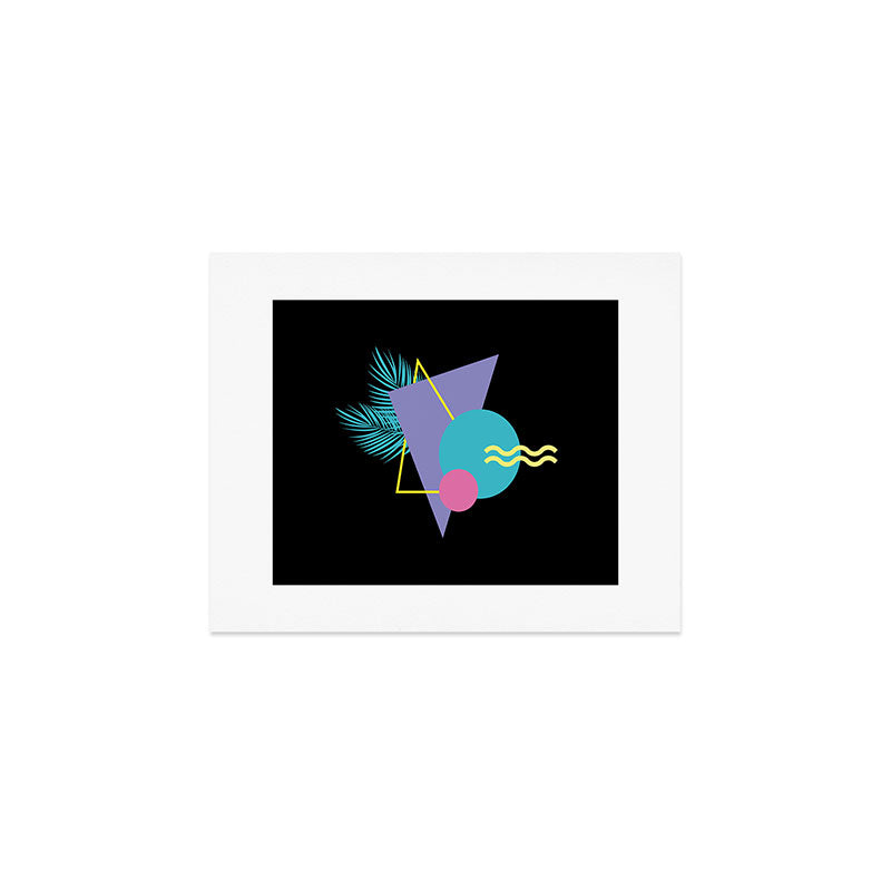 Memphis pattern 48 - 80s / 90s Retro / Palm Tree Art Print Gallery Image 1