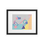 Memphis Pattern 5 - 80s - 90s - Retro Framed Art Print Gallery Image 5