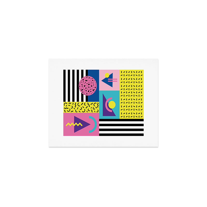 Memphis pattern 53 - 80s / 90s Retro Art Print Gallery Image 1