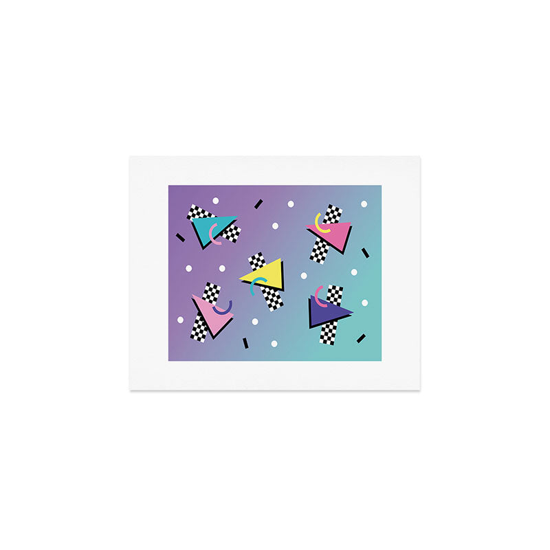 Memphis pattern 59 - 80s / 90s Retro Art Print Gallery Image 1