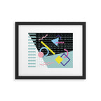 Memphis Pattern 6 - 80s - 90s - Retro Framed Art Print Gallery Image 5
