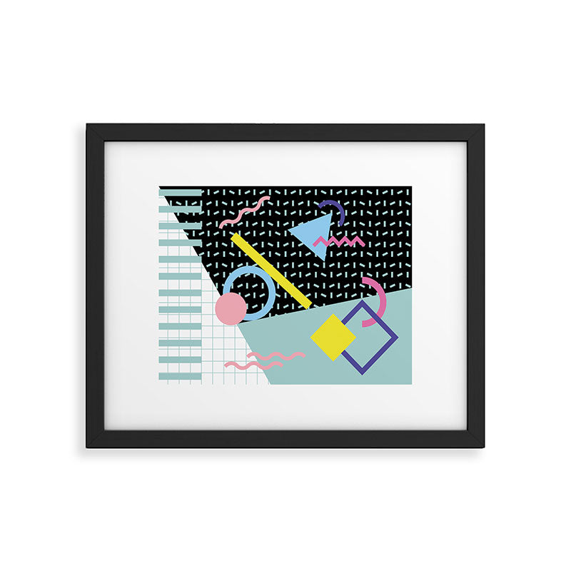 Memphis Pattern 6 - 80s - 90s - Retro Framed Art Print Gallery Image 5