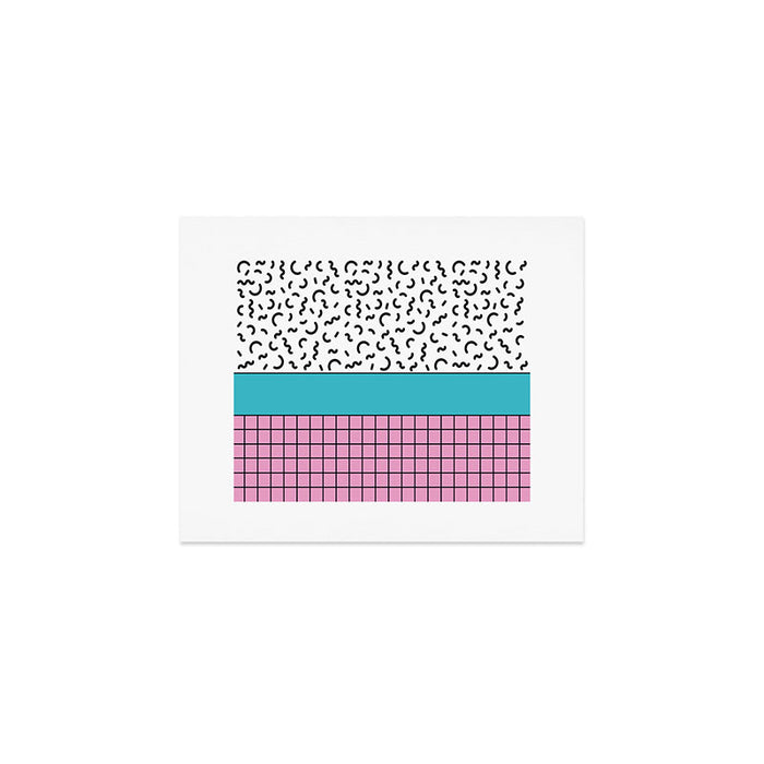 Memphis pattern 60 - 80s / 90s Retro Art Print Gallery Image 1