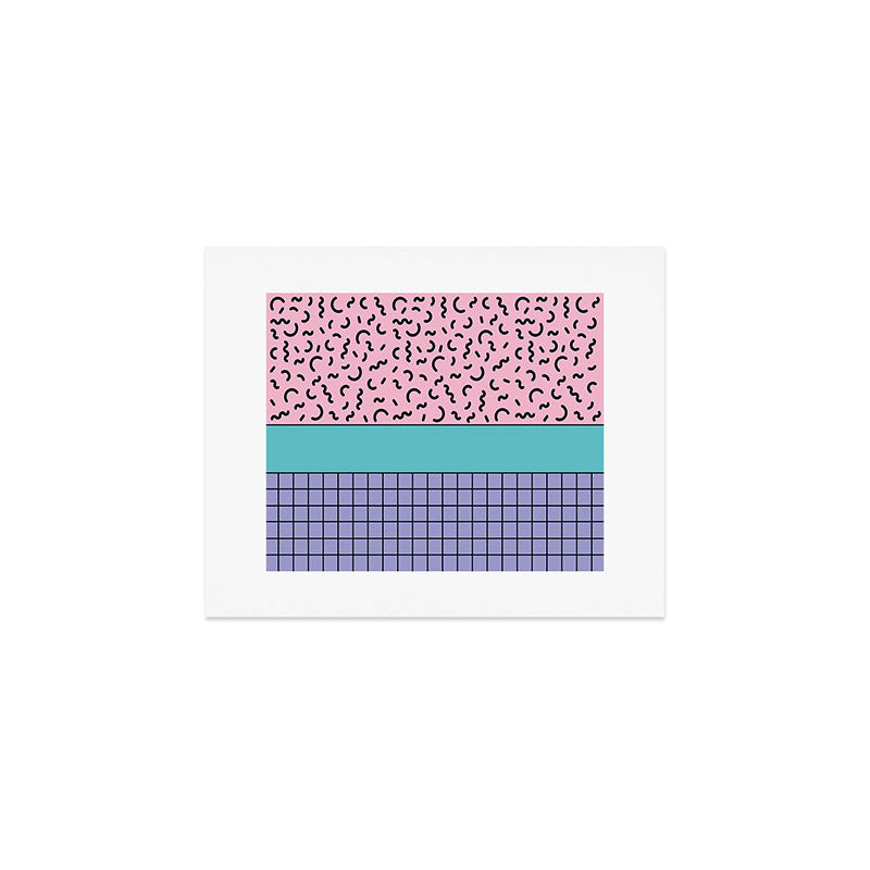Memphis pattern 61 - 80s / 90s Retro Art Print Gallery Image 1