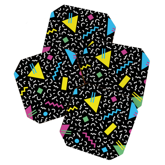 Memphis pattern 66 - 80s / 90s Retro Coaster Gallery Image 1