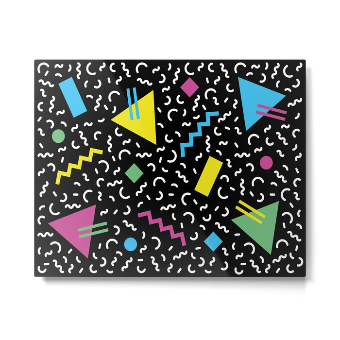 Memphis pattern 66 - 80s / 90s Retro Metal Print Gallery Image 1