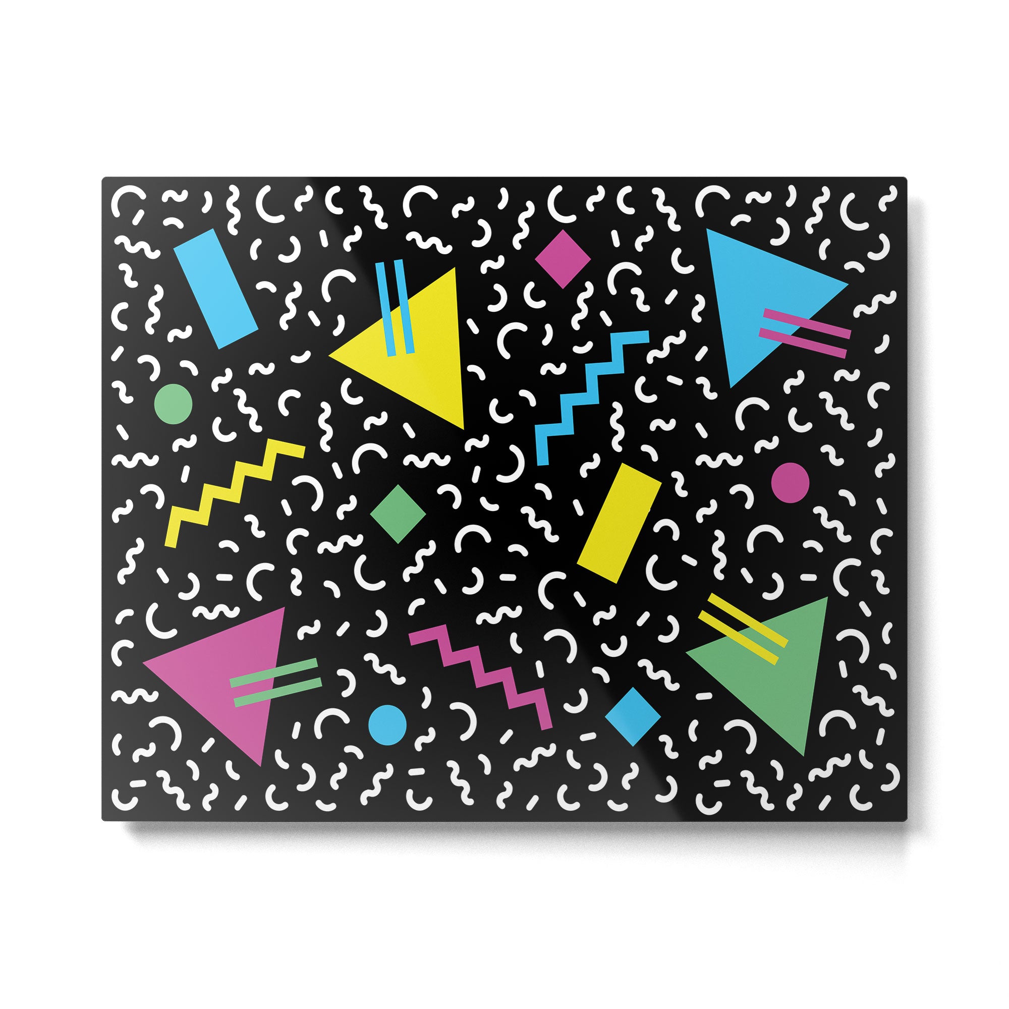 Memphis pattern 66 - 80s / 90s Retro Metal Print Gallery Image 4