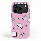 Memphis pattern 70 - 80s / 90s Retro iPhone Case Gallery Image 1