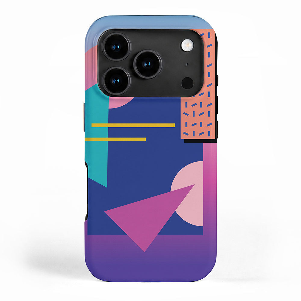 Memphis pattern 79 - 80s / 90s Retro iPhone Case Gallery Image 1