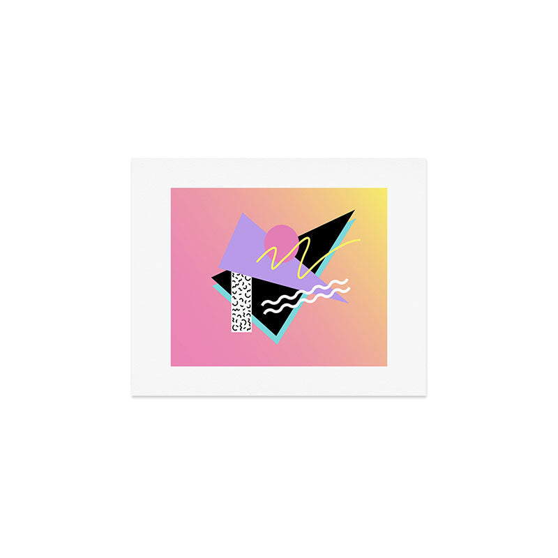Memphis pattern 95 - 80s / 90s Retro Art Print Gallery Image 1