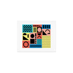 Neo Memphis Pattern 1 - Abstract Geometric / 80s-90s Retro Art Print Gallery Image 1