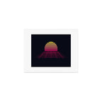 Retrowave sunset 2 / 80s - 90s Retro Art Print Gallery Image 1