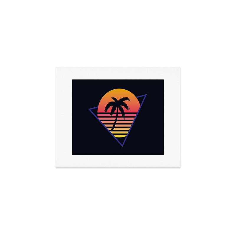Retrowave sunset 3 / 80s - 90s Retro Art Print Gallery Image 1