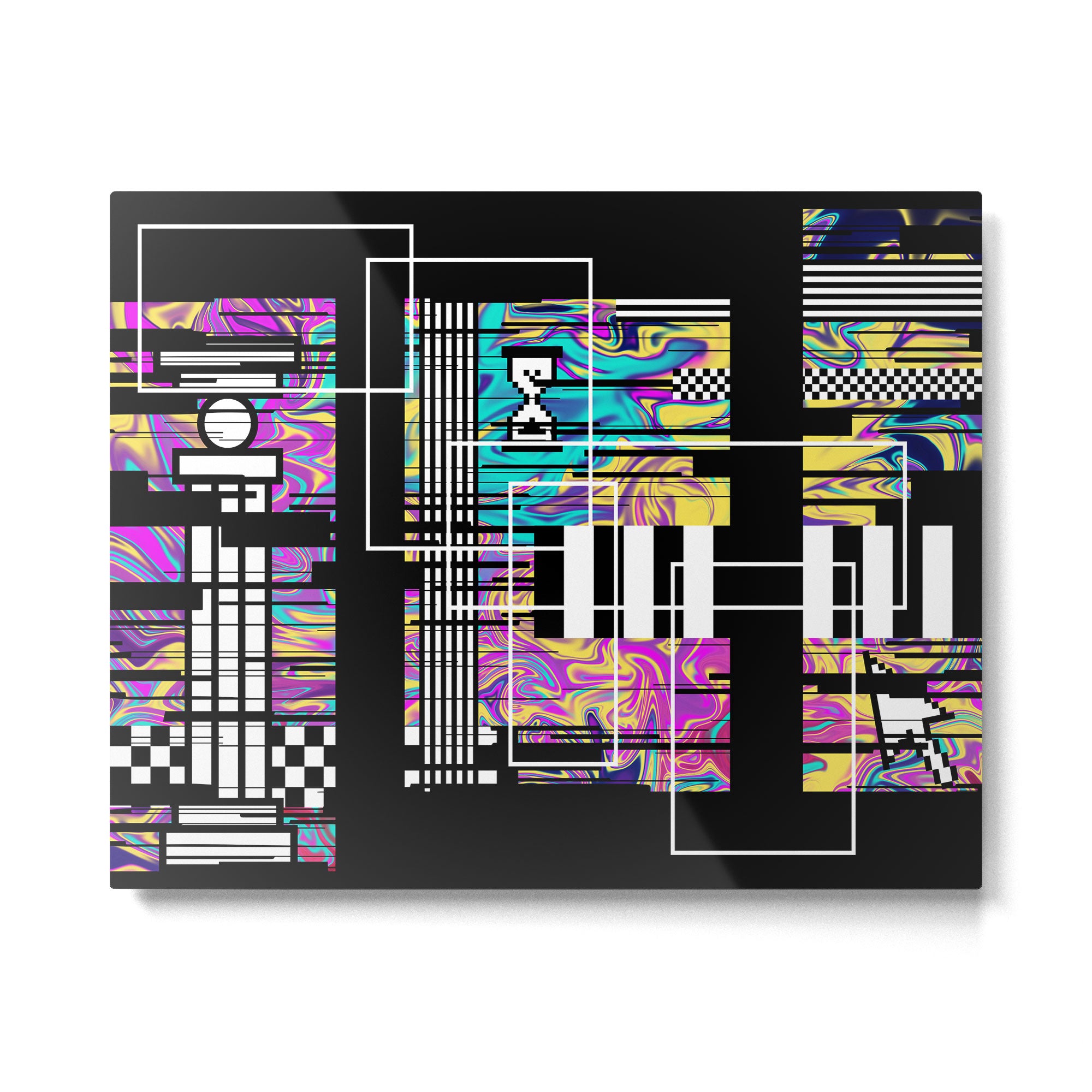 Vaporwave glitch 2 - 80s / 90s Retro Metal Print Gallery Image 4