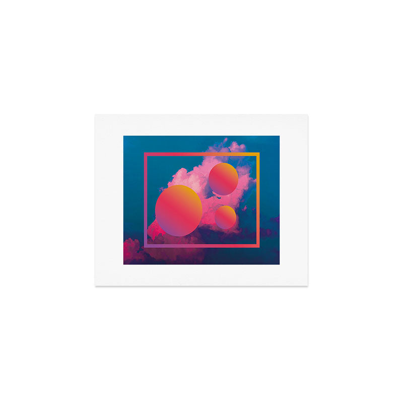 Vaporwave sky 1 / Rise / 80s / 90s / aesthetic Art Print Gallery Image 1