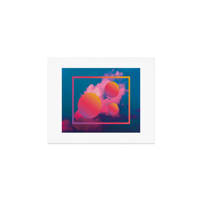 Vaporwave sky 1 / Rise / 80s / 90s / aesthetic Art Print Gallery Image 1