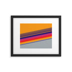 VHS pattern design 2 - 80s / 90s Retro Framed Art Print Gallery Image 5