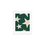 Big Ol Stars Old Money Green Art Print Gallery Image 1
