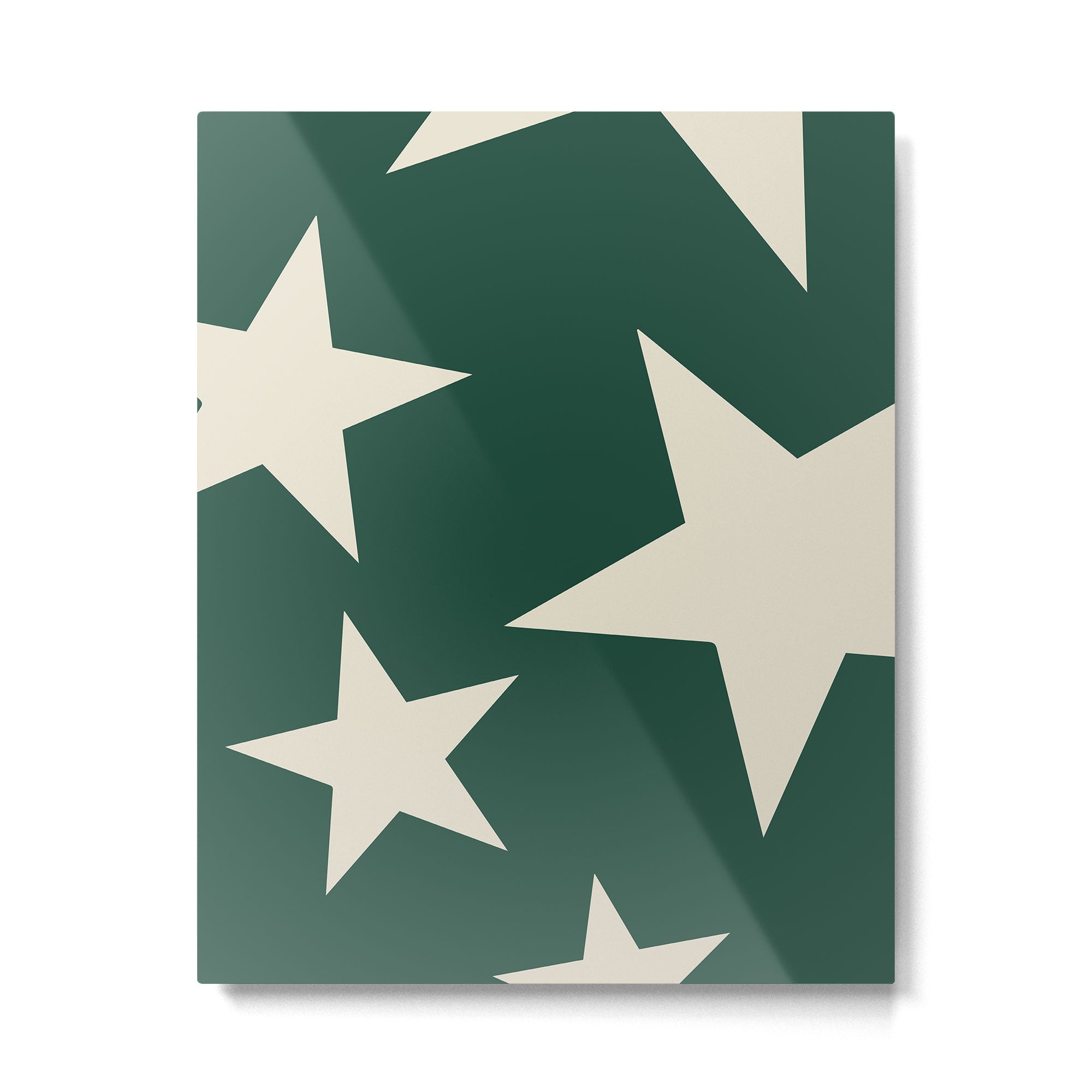 Big Ol Stars Old Money Green Metal Print Gallery Image 6