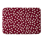 Bordeaux Scatter Dots Bath Mat Gallery Image 2