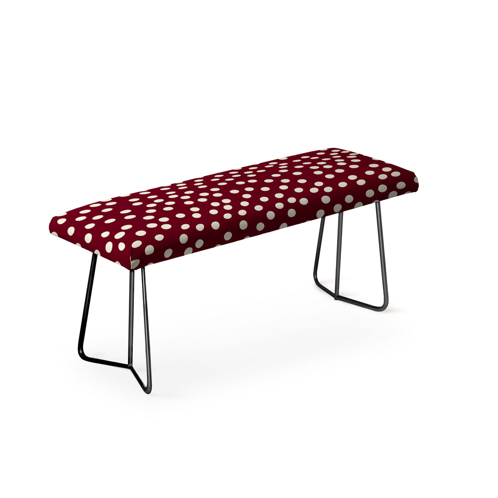 Bordeaux Scatter Dots Bench Gallery Image 2