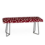 Bordeaux Scatter Dots Bench Gallery Image 1