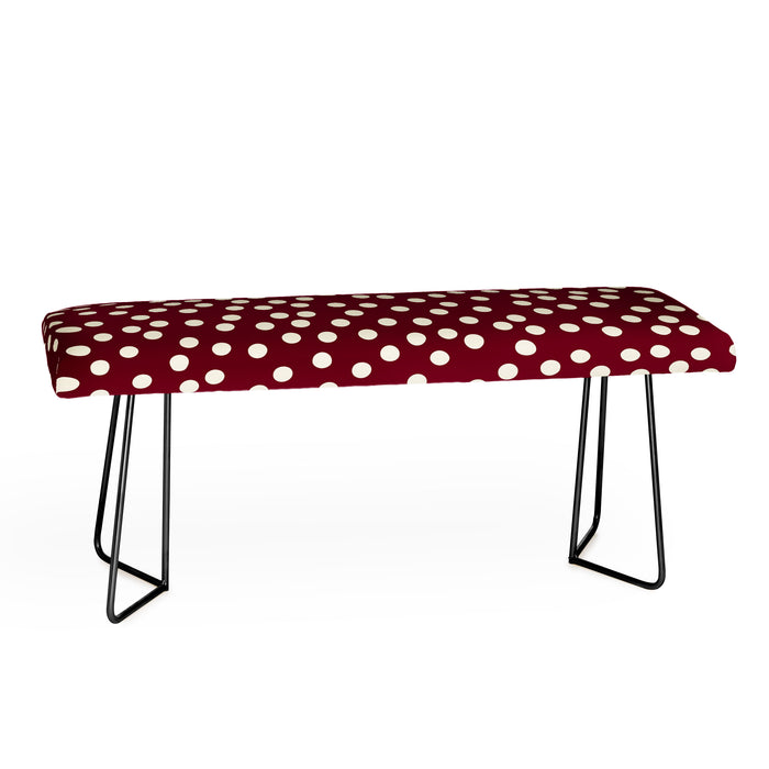 Bordeaux Scatter Dots Bench Gallery Image 1