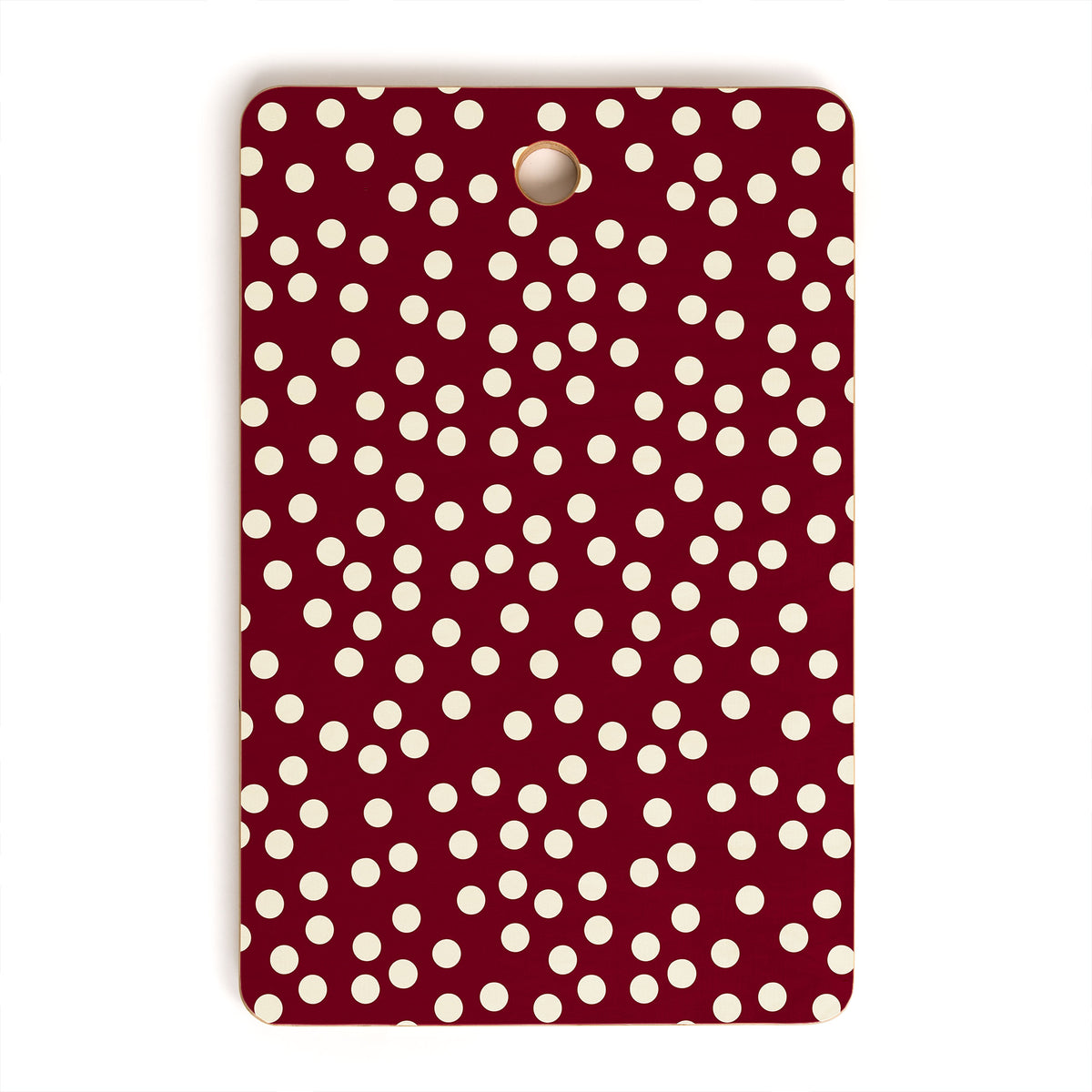 Bordeaux Scatter Dots Cutting Board Gallery Image 1
