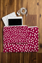 Bordeaux Scatter Dots Carry All Pouch Gallery Image 2