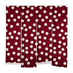 Bordeaux Scatter Dots Wall Mural Gallery Image 1