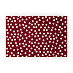 Bordeaux Scatter Dots Welcome Mat Gallery Image 1