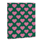Bubblegum and Forest Just Hearts Canvas Print Gallery Image 6
