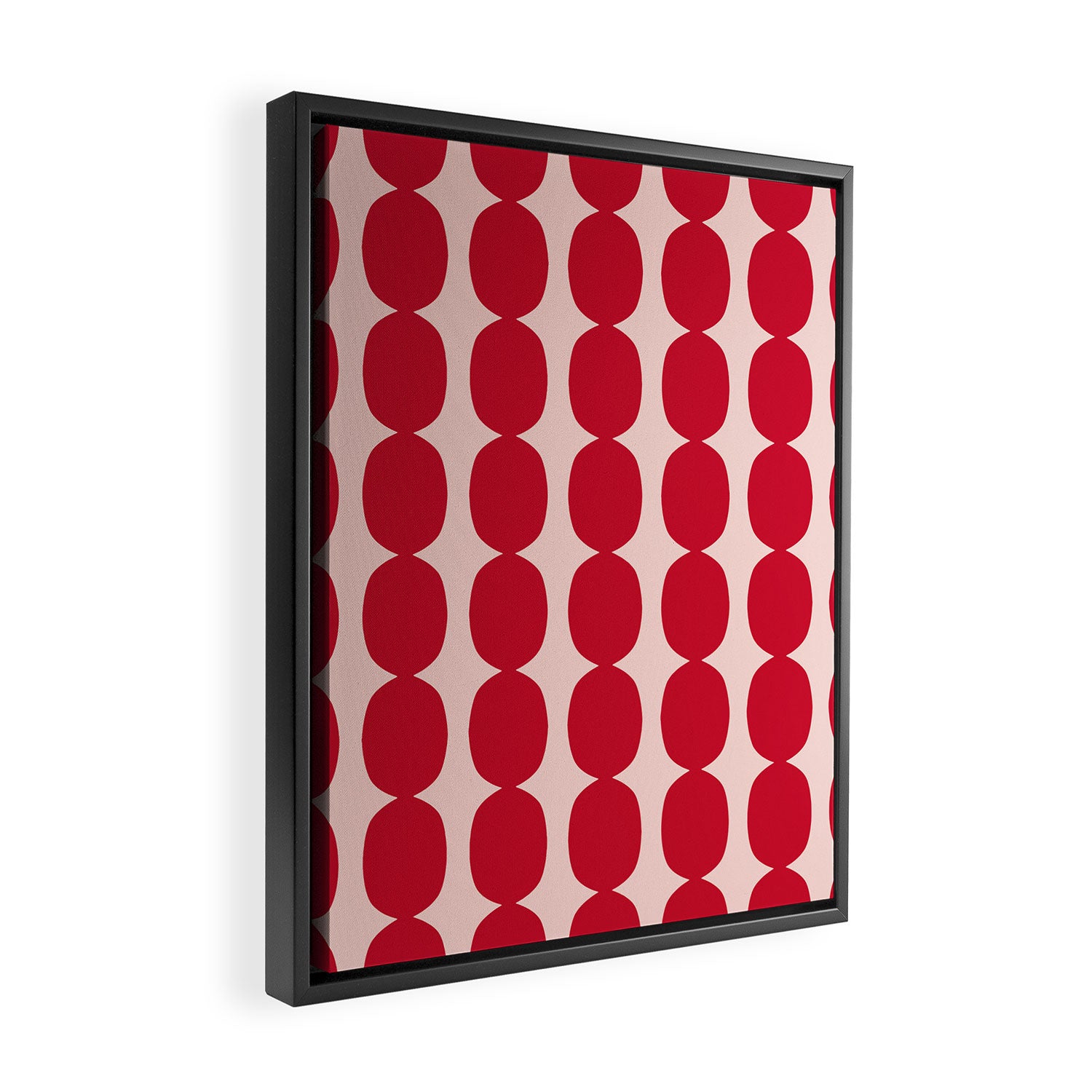 Cherry and Strawberry Cream Puff Bubble Chain Framed Canvas Print Gallery Image 2
