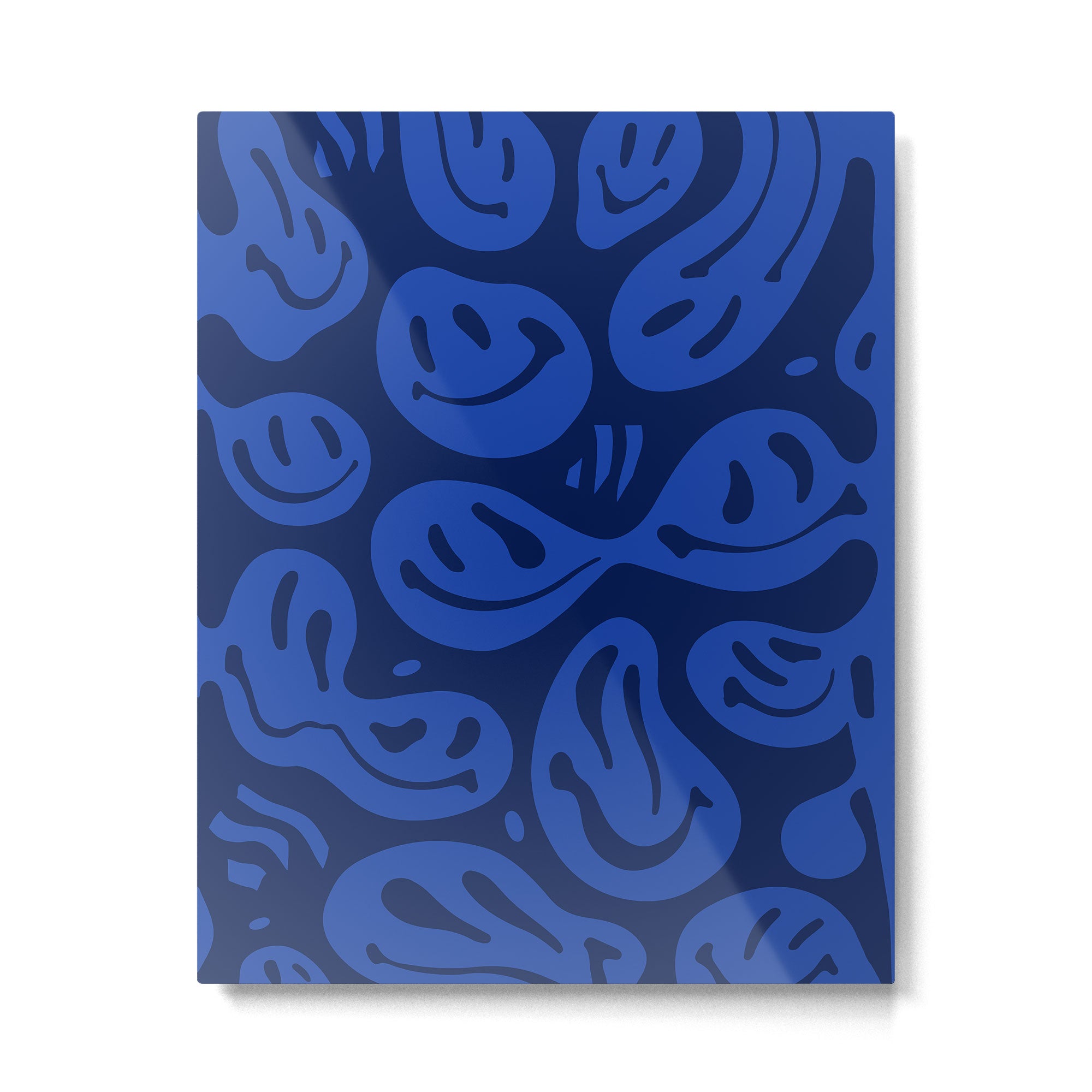 Cool Blue Melted Happiness Metal Print Gallery Image 6