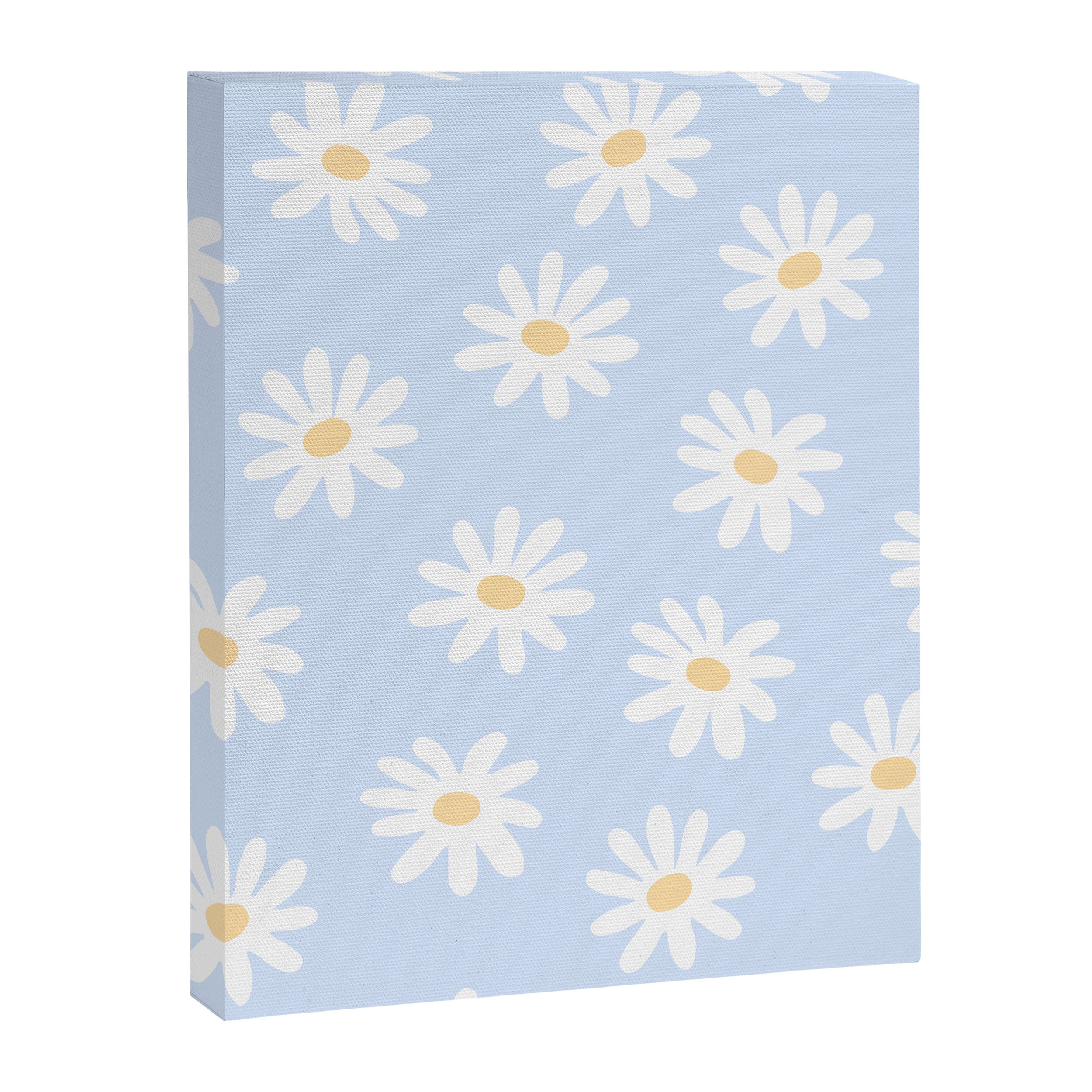 Daisies Baby Blue Canvas Print Gallery Image 8