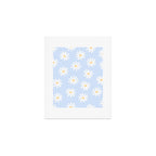 Daisies Baby Blue Art Print Gallery Image 1
